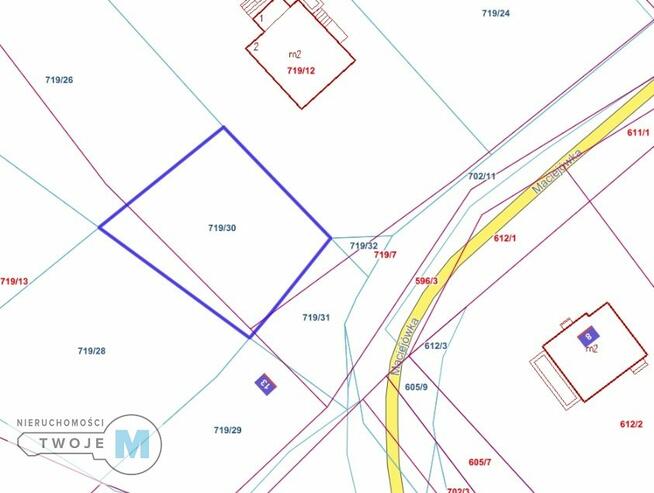 Działka usługowa Miedziana Góra Kostomłoty Pierwsze