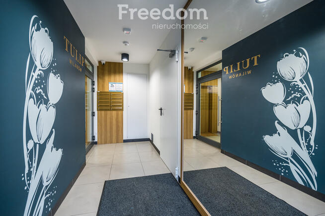 Wygodne 2-pokojowe mieszkanie z ogrodem – Wilanów