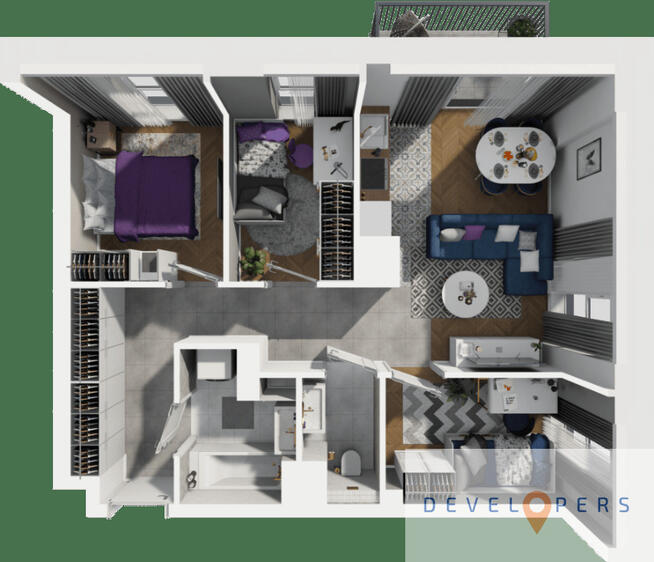 Rodzinne mieszkanie 4 pokojowe Świetna komunikacja