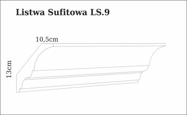 LS.9 Listwy sufitowe XPS. Tanie, lekkie i łatwe w montażu