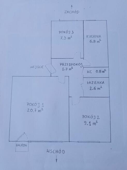 Gdynia Obłuże 3-pokojowe mieszkanie na sprzedaż