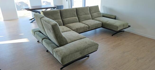 NOWOŚĆ Narożnik Armani U - wysokie nóżki, regulowane oparcia