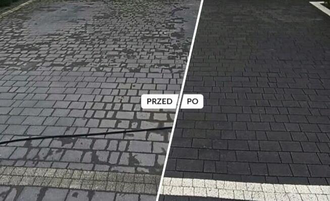 Mycie kostki brukowej granitowej-Mycie elewacji