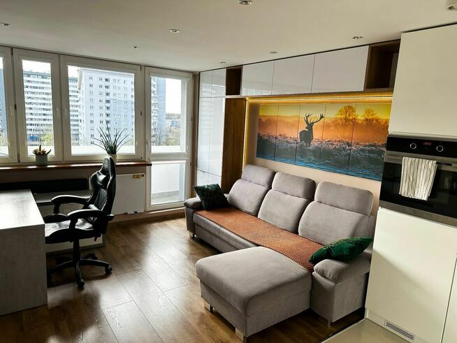 Nowoczesna kawalerka Tysiąclecie | Zmywarka, TV 55”, Balkon!