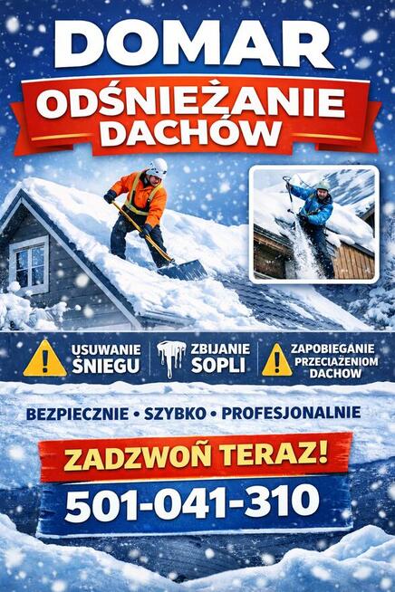 Odśnieżanie dachów parkingów Stalowa Wola - Nisko