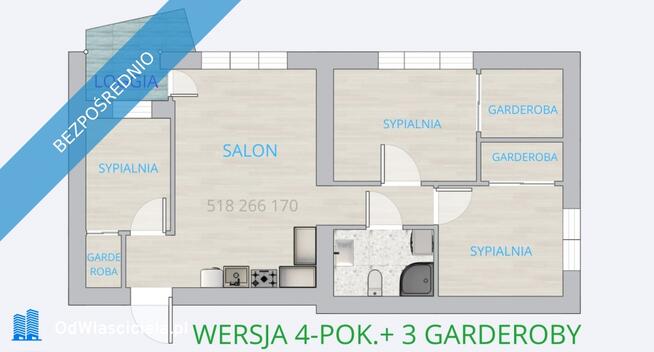 3 lub 4 pok. , Praga Południe-Centrum