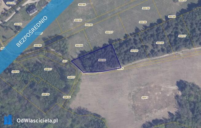 Działka 302/44 w miejscowości Kolbudy