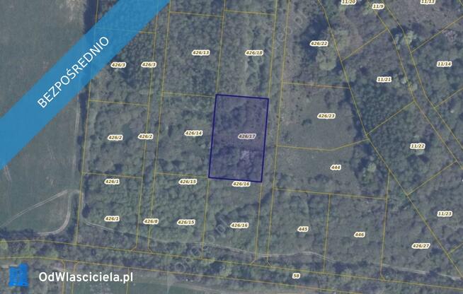 Działka 426/17 w Pręgowie Górnym