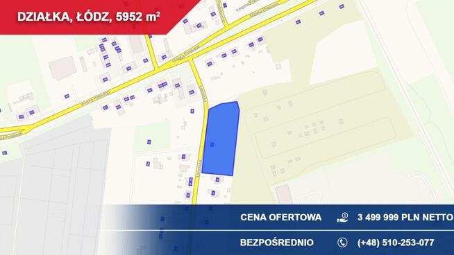 Działka inwestycyjna pod segmenty, bliźniaki, hotel | TOP lokalizacja!