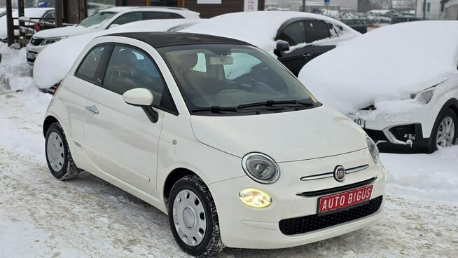 Fiat 500 ledy super stan zarejestrowany biała perła