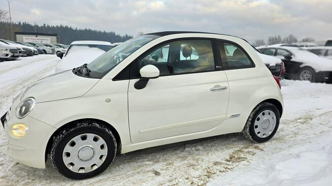 Fiat 500 ledy super stan zarejestrowany biała perła