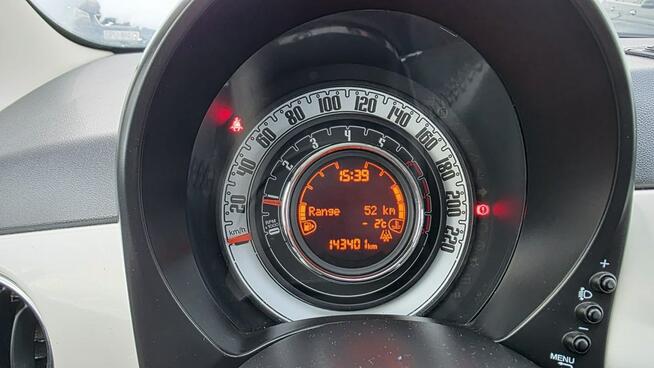 Fiat 500 ledy super stan zarejestrowany biała perła