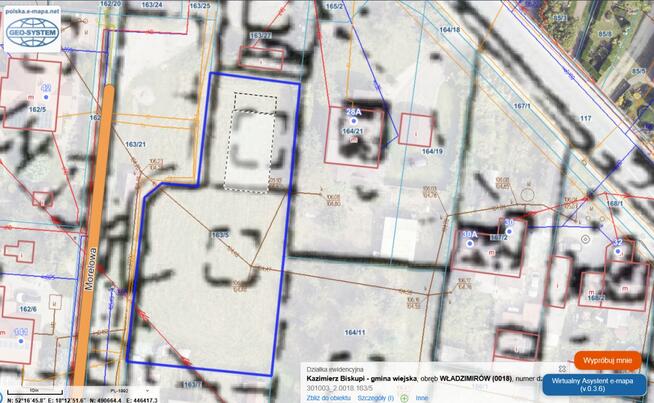 Działka Władzimirów blisko Konina