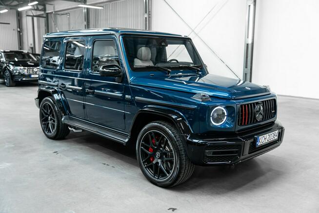 Mercedes G 63 AMG Ocean Blue. G Manufaktur. Specyfikacja 1.15 mln. Faktura VAT23%.