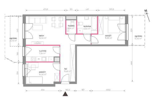 Nowe mieszkanie z ogródkiem | Bemowo