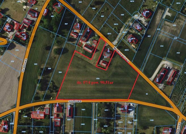 Duża działka budowlana 9051 m² – Turawa, Marszałki