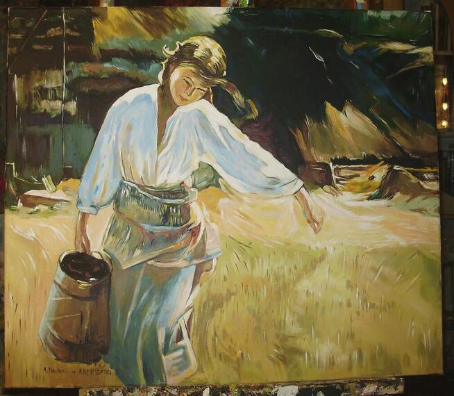Kopia obrazu Dziewczyna z dzbanem