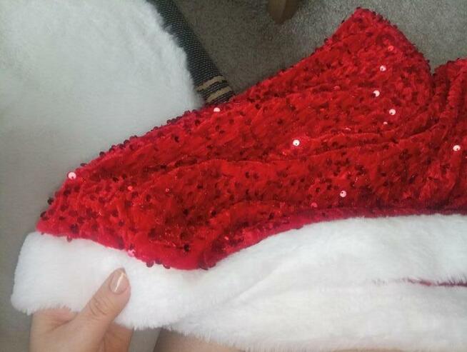 Sukienka z kokardą i błyskiem, XL