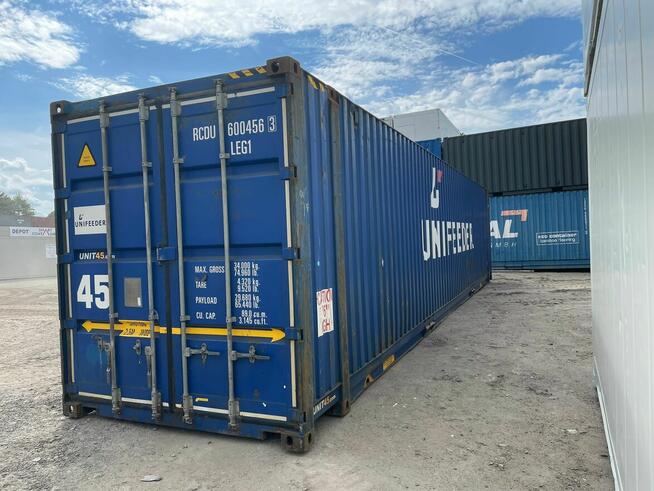 Kontener morski 45HCPW 13.7m magazyn używany PROMOCJA
