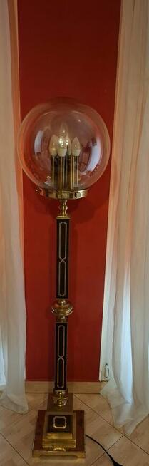 Lampa podłogowa w stylu art déco „console” autor Jacques Adn