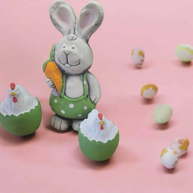 Figurki wielkanocne dekoracja wielkanocna Producent zajaczek