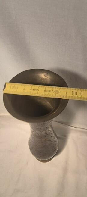 Stary mosiężny wazon Indie