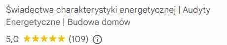 świadectwo energetyczne, świadectwo charakterystyki ener.