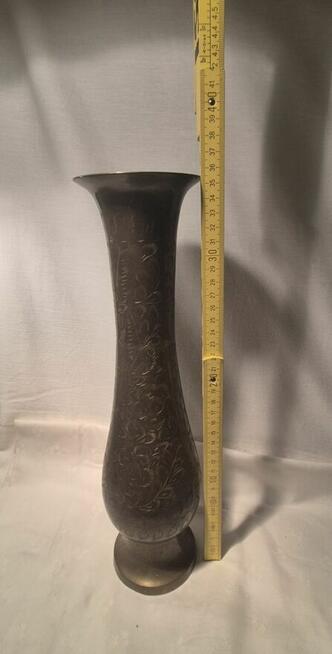 Stary mosiężny wazon Indie