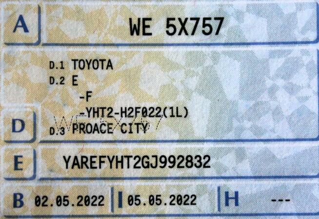 Toyota Proace City SalonPL FV23% 1.5 D-4d Vat-1 Tempomat Parktronic Gwarancja