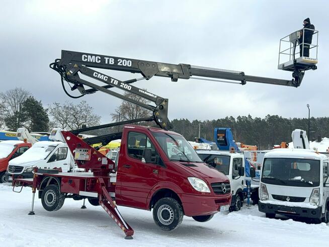 Mercedes Sprinter Podnośnik Koszowy 20m CMC TB200 Zwyżka Ważne UDT Wumag GSR Multitel P7