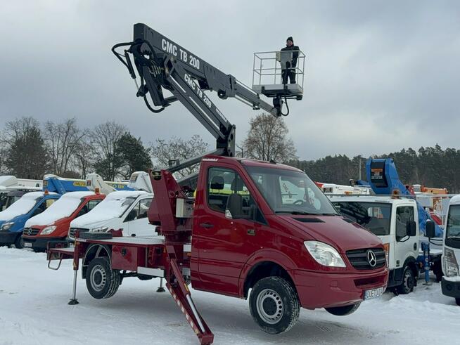 Mercedes Sprinter Podnośnik Koszowy 20m CMC TB200 Zwyżka Ważne UDT Wumag GSR Multitel P7