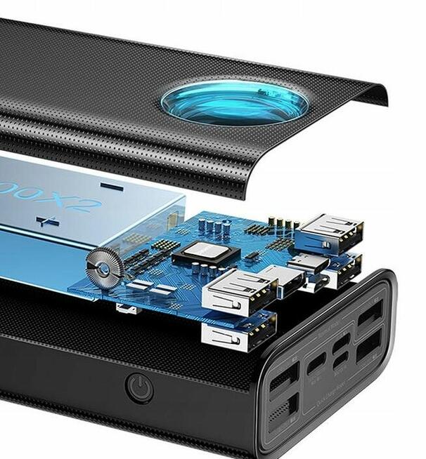 Powerbank Baseus 30000 mAh czarny szybkie ładowanie