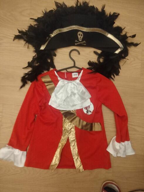 Strój karnawałowy pirata Kapitana Haka 5-6 lat