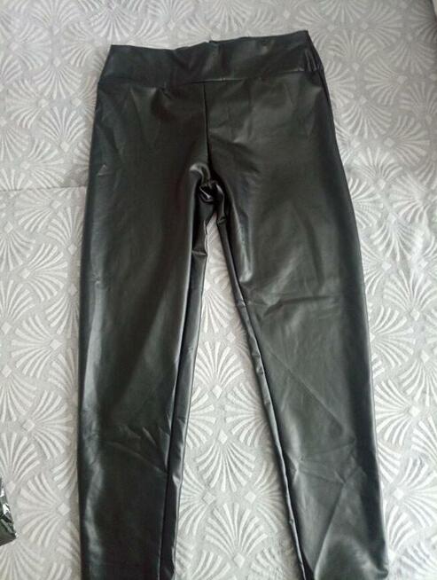 Fantazyjne legginsy lateks, XL