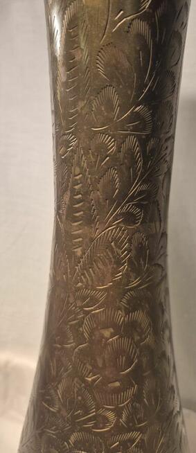 Stary mosiężny wazon Indie