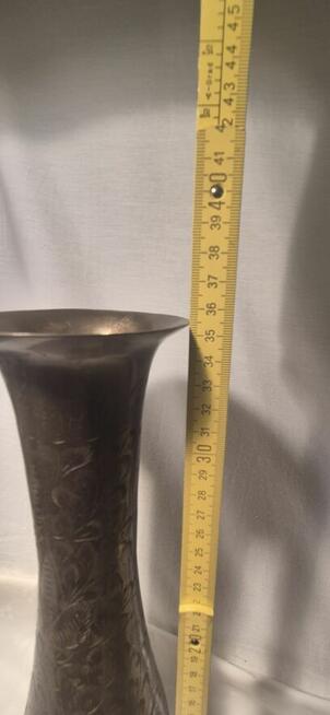 Stary mosiężny wazon Indie