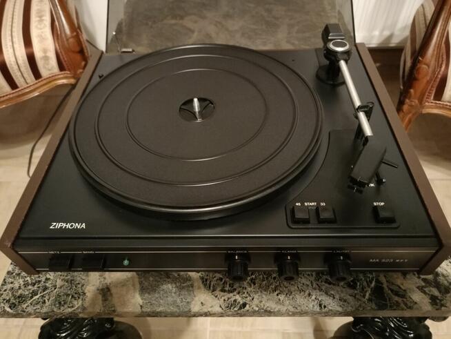 Zabytkowy Gramofon RFT Ziphona Vintage NRD