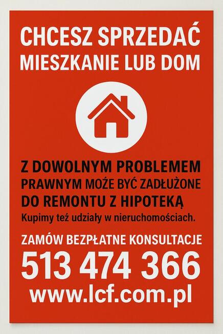 Kupię Mieszkanie lub Dom też UDZIAŁY