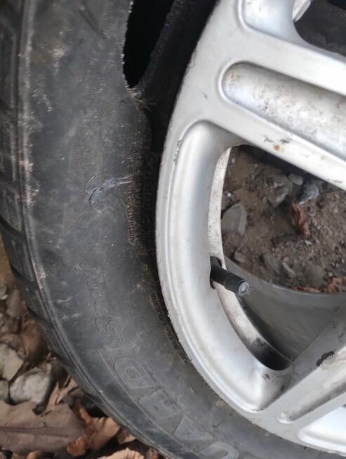 Felgi aluminiowe 16 5x112 opony zimowe 400pln Audi orginalne