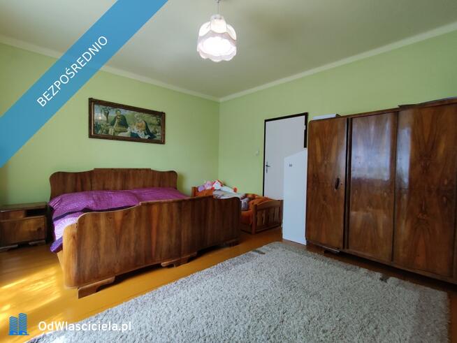 Dom z cegły z dużą działką + budynki gospodarcze