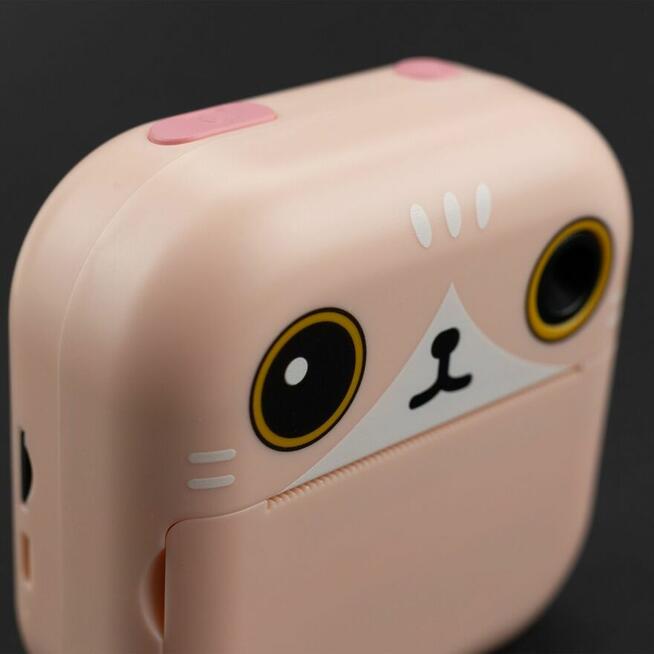 Aparat dla dziecka z drukarką – kotek – idealny na prezent