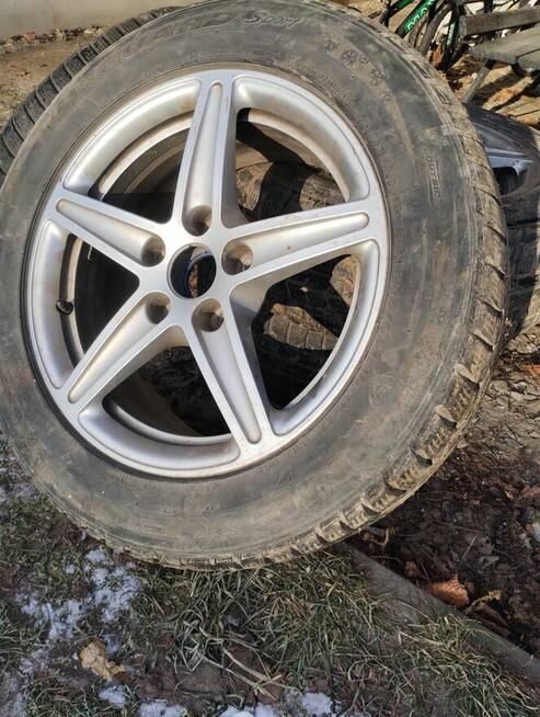 Felgi aluminiowe 16 5x112 opony zimowe 400pln Audi orginalne