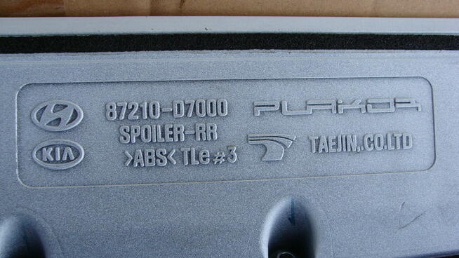 spojler pokrywy bagażnika Hyundai Tucson