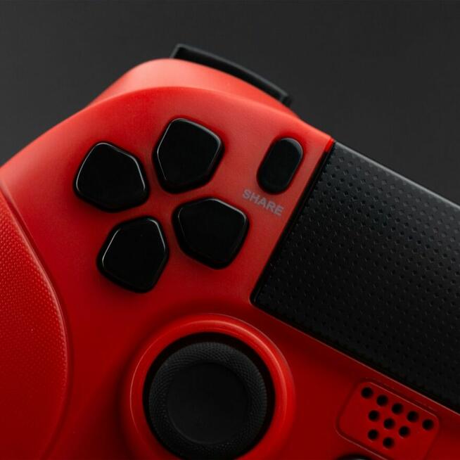 Bezprzewodowy pad do PS4 zamiennik nowy czerwony