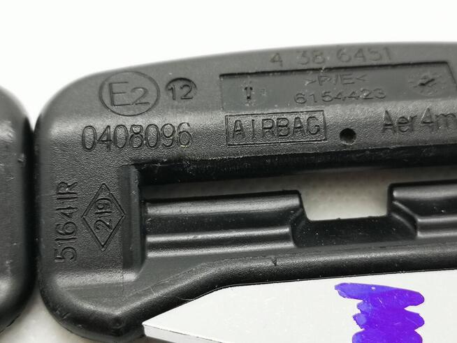 Oryginalna klamra zapięcia pasów bezpieczeństwa RENAULT