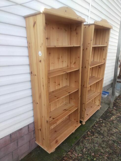 Regały ELLA lite drewno 2 sztuki transport Kraków