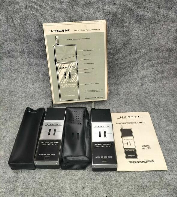 CB-radia krótkofalówki HERTON TR-1007 komplet 2 szt