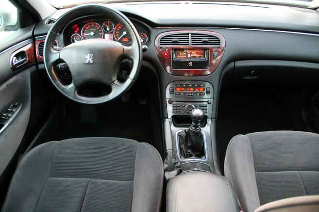 Peugeot 607 Zarejestrowany,klima,czujniki parkowania,welur