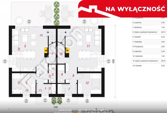 4 sypialnie duży ogród 350 m2