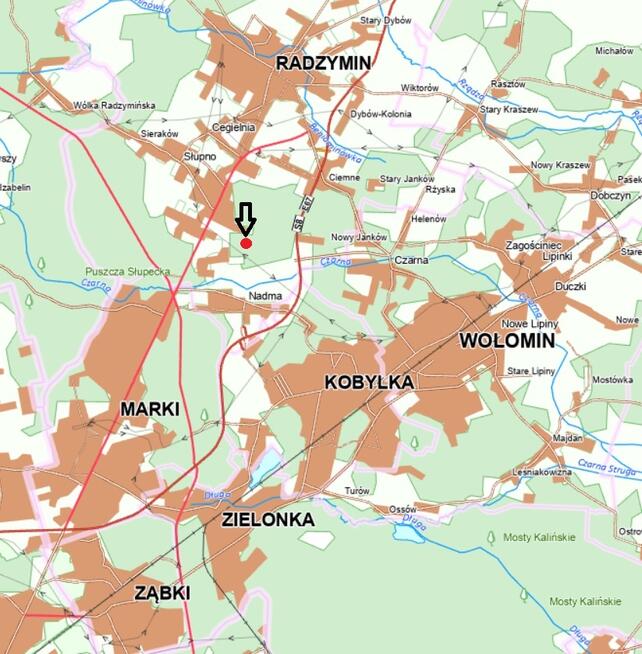 Sprzedam działki budowlane Marki Nadma, wołomiński